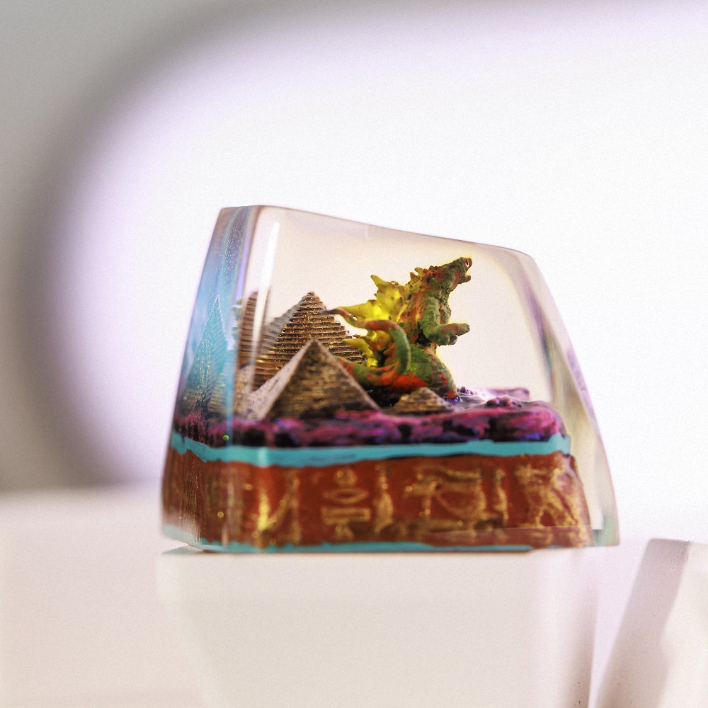 Godzilla Pyramid Keycap Breakwooden 2
