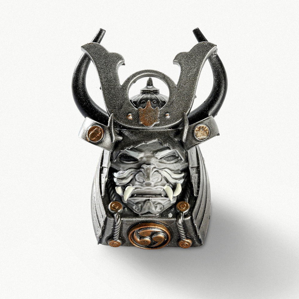 Grey Samurai Artisan Keycap Breakwooden 4