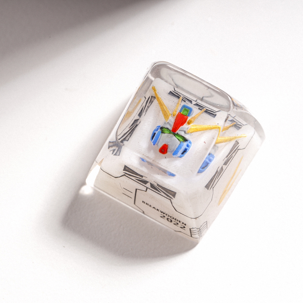 Gundam - Resin Artisan Keycap Breakwooden