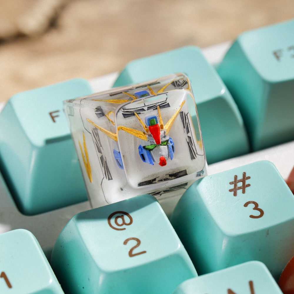 Gundam - Resin Artisan Keycap Breakwooden
