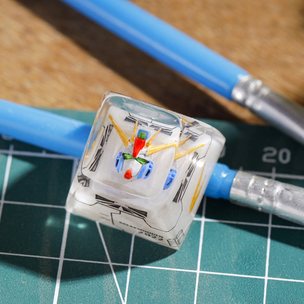 Gundam - Resin Artisan Keycap Breakwooden