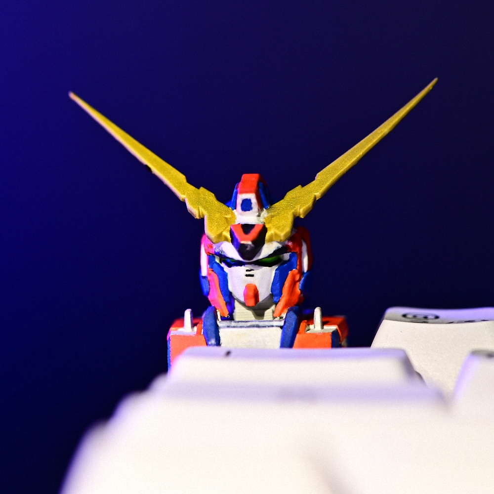 Gundam - Unicorn Artisan Keycap Breakwooden