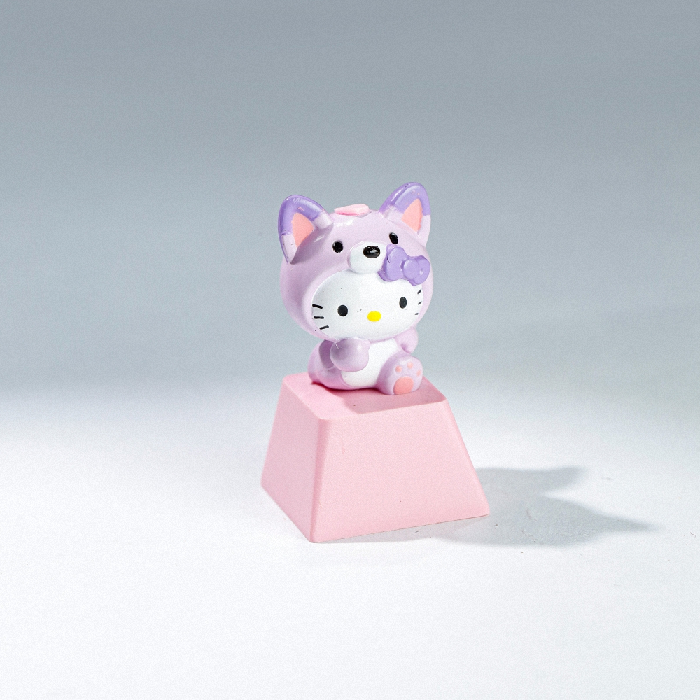 Hello Kitty Artisan Keycap Breakwooden