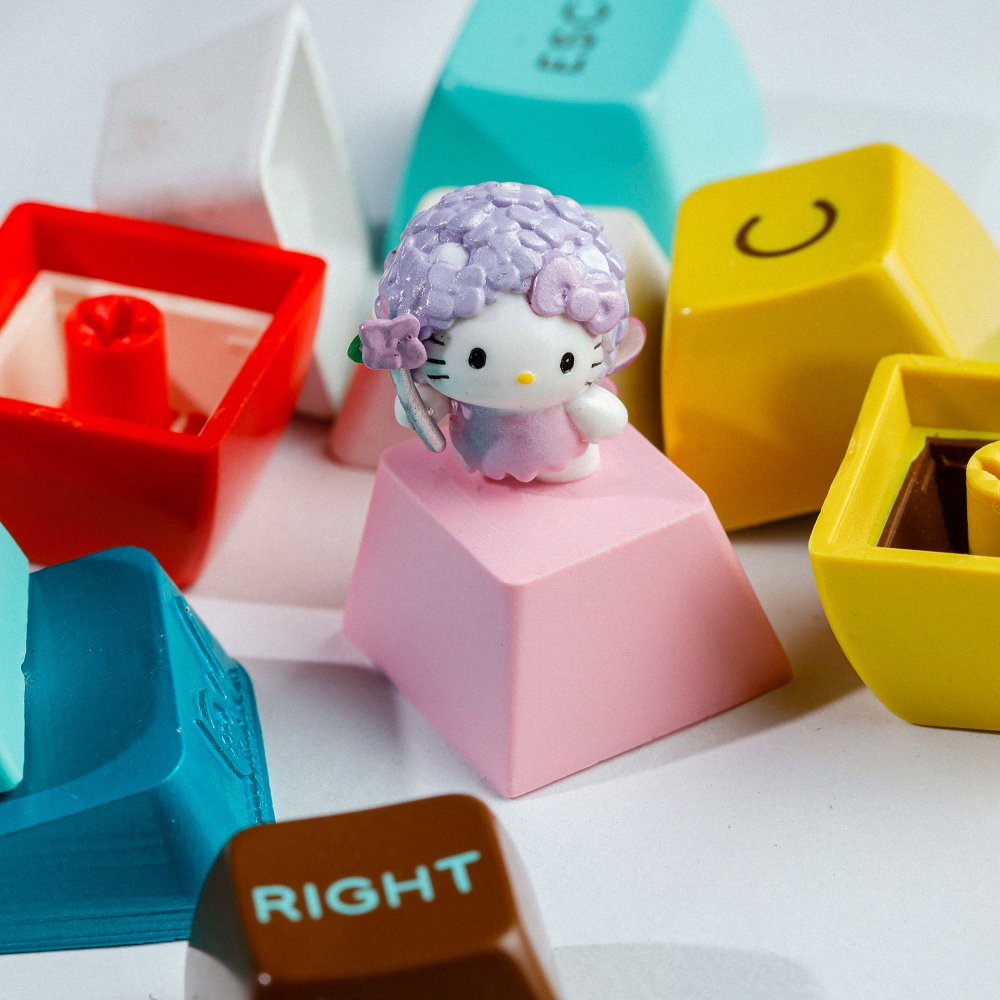 Hello Kitty Artisan Keycap Breakwooden 3