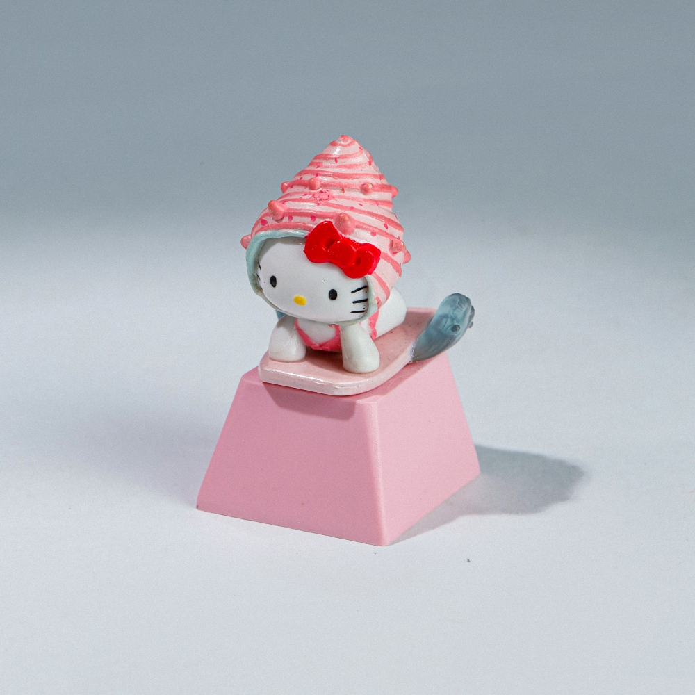 Hello Kitty Artisan Keycap Breakwooden 7