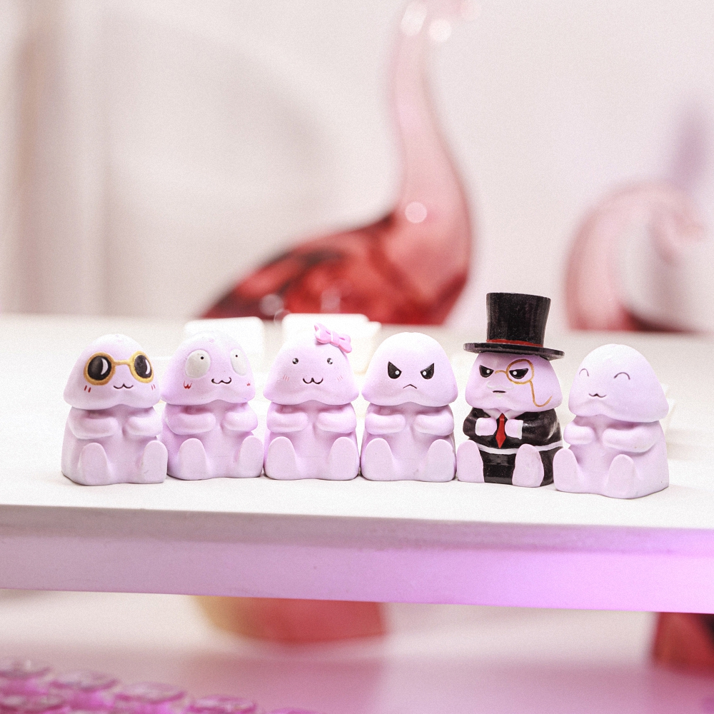 Kute Artisan Keycap Breakwooden