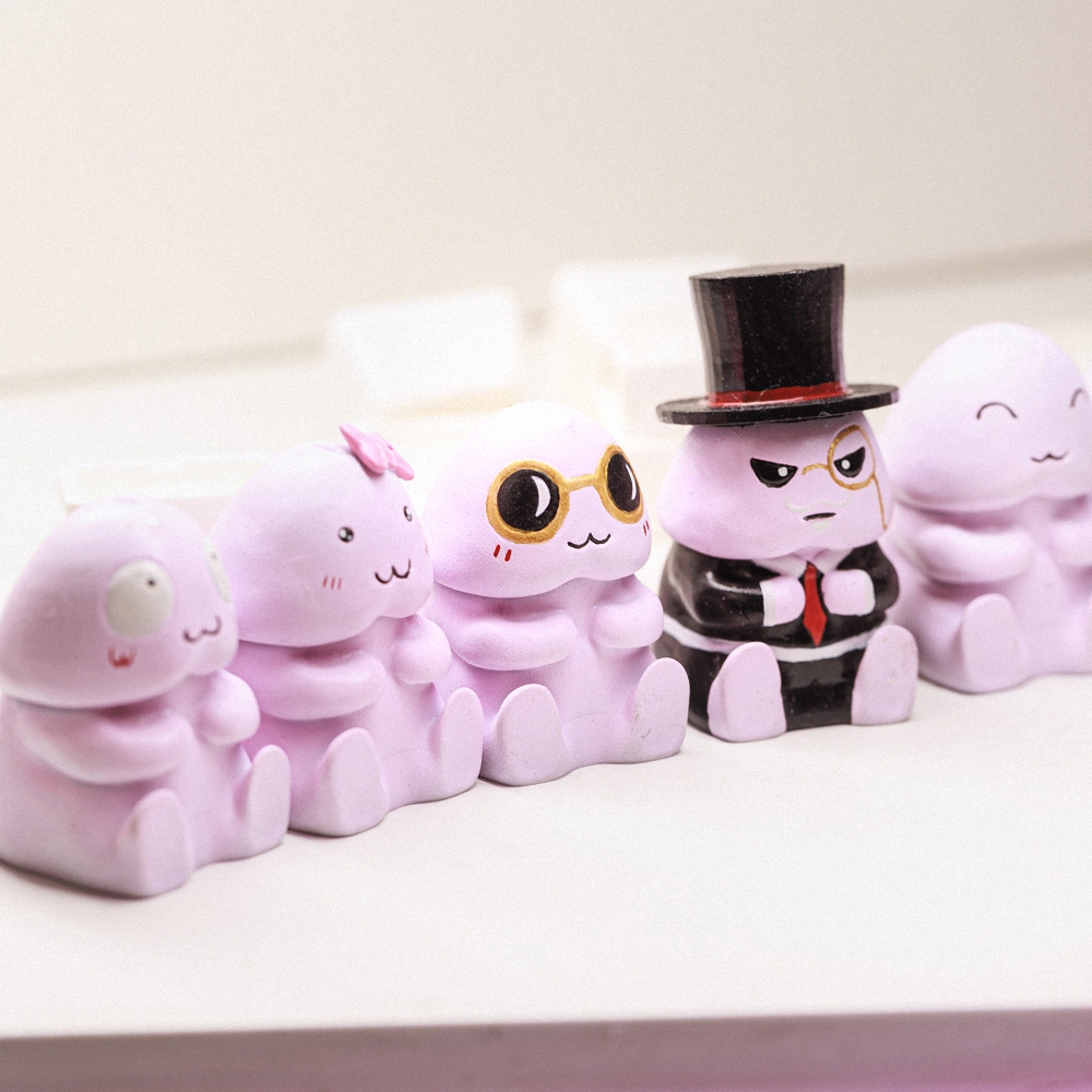 Kute Artisan Keycap Breakwooden