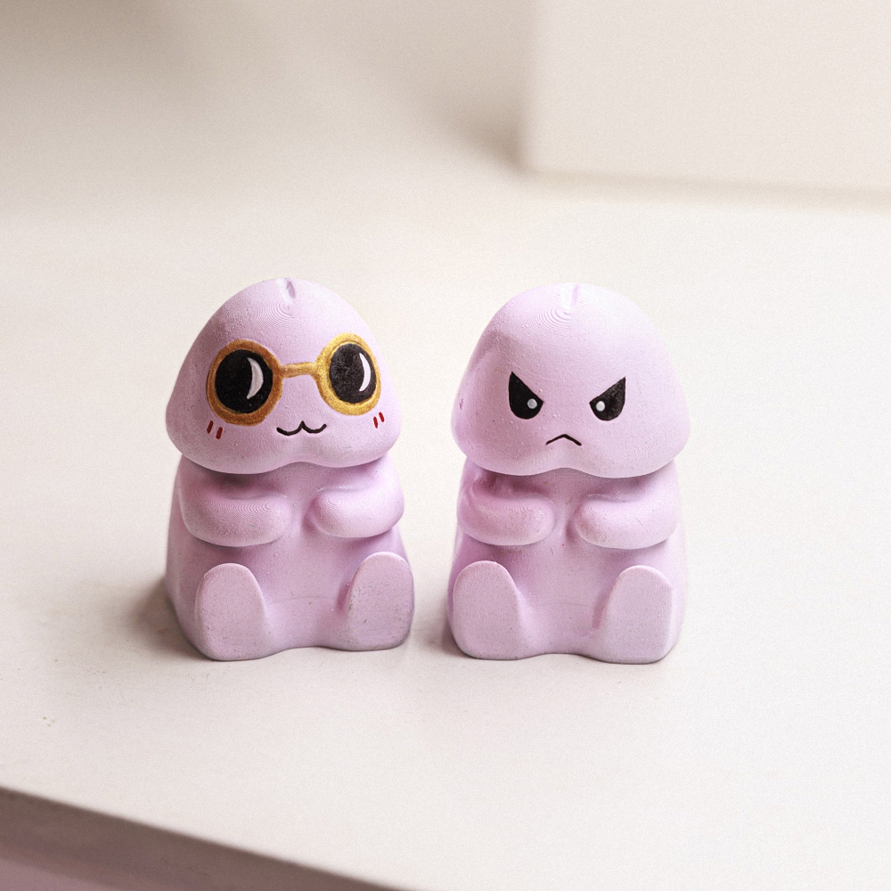 Kute Artisan Keycap Breakwooden