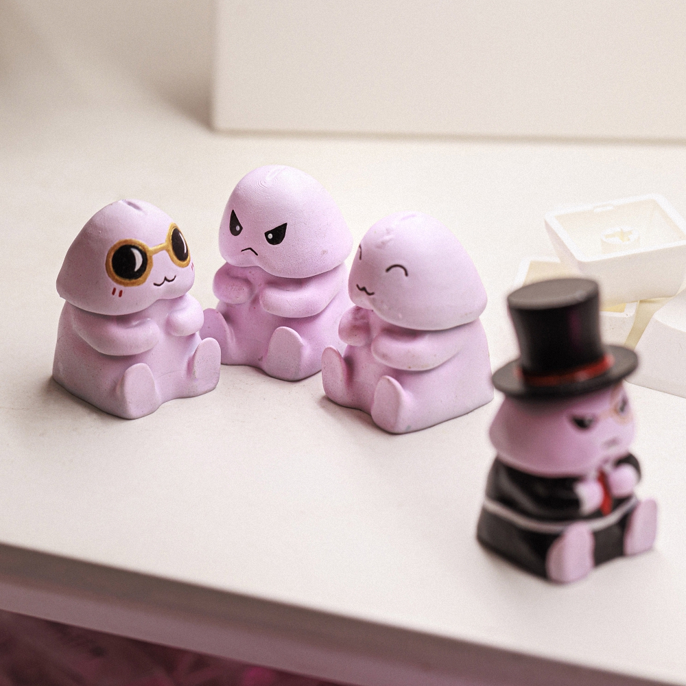 Kute Artisan Keycap Breakwooden