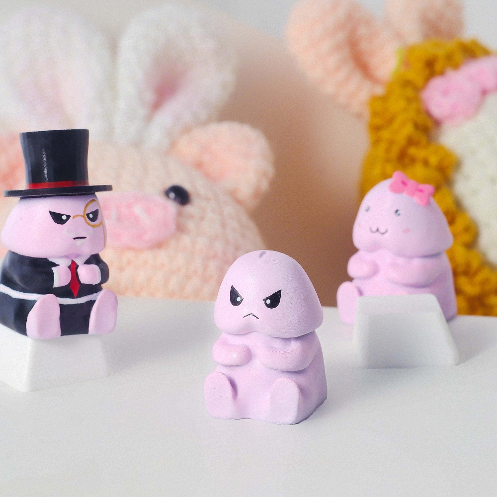 Kute Artisan Keycap Breakwooden 5