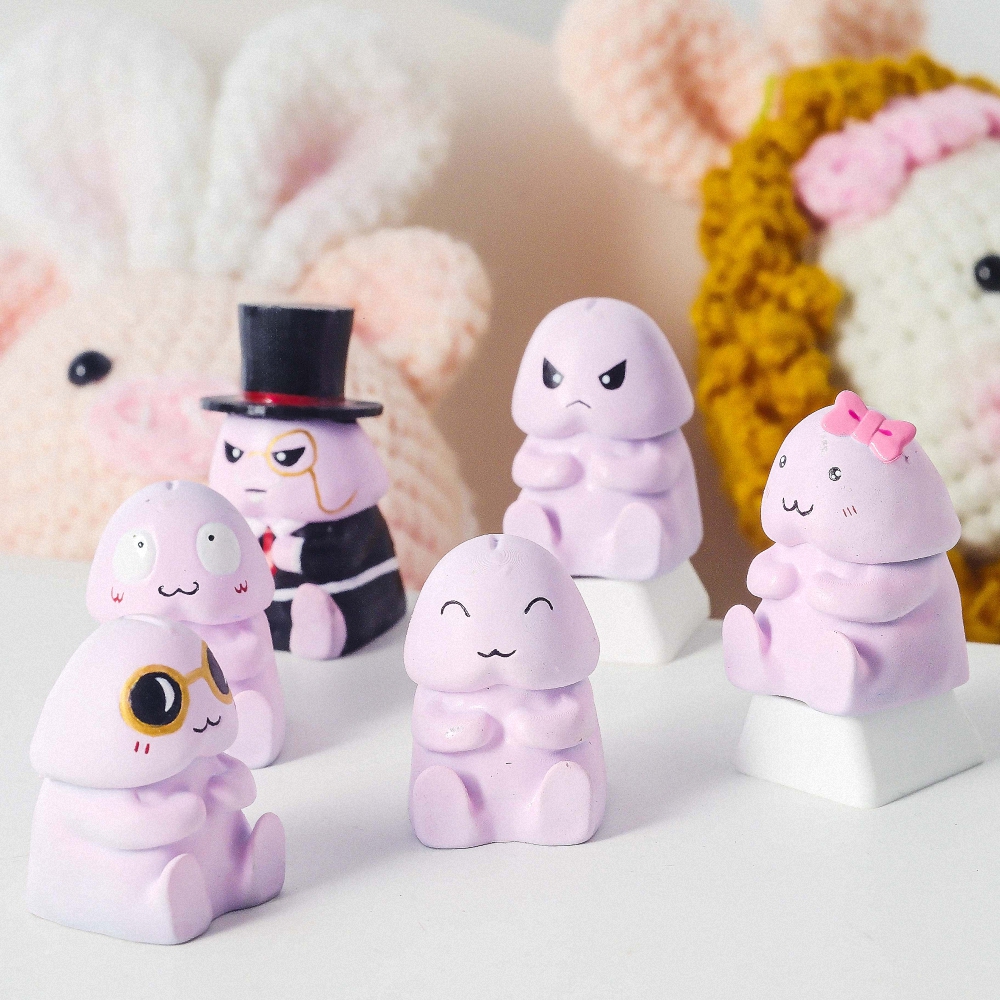 Kute Artisan Keycap Breakwooden 5