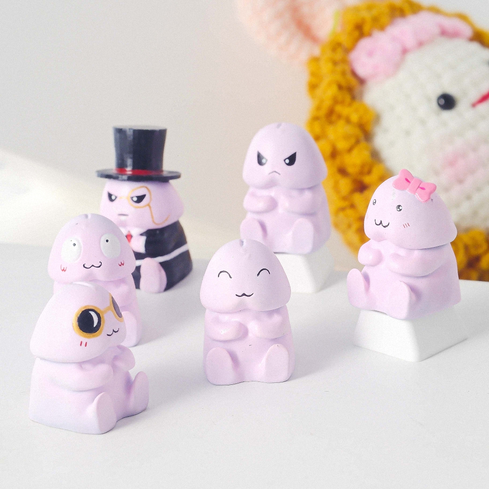 Kute Artisan Keycap Breakwooden 5