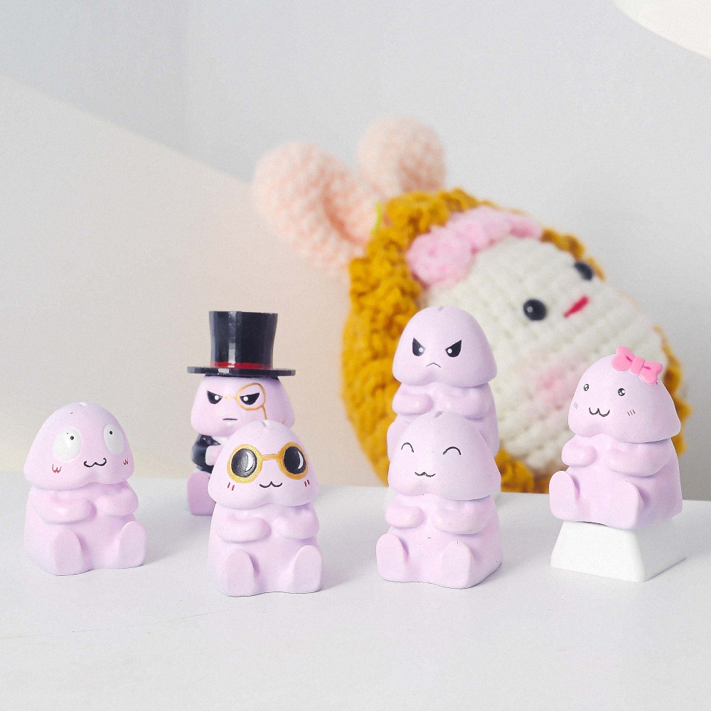 Kute Artisan Keycap Breakwooden 5