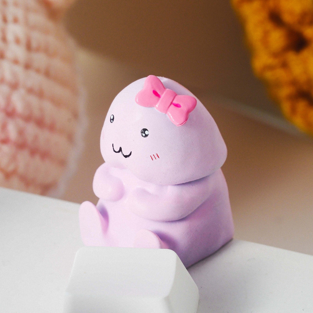 Kute Artisan Keycap Breakwooden 6