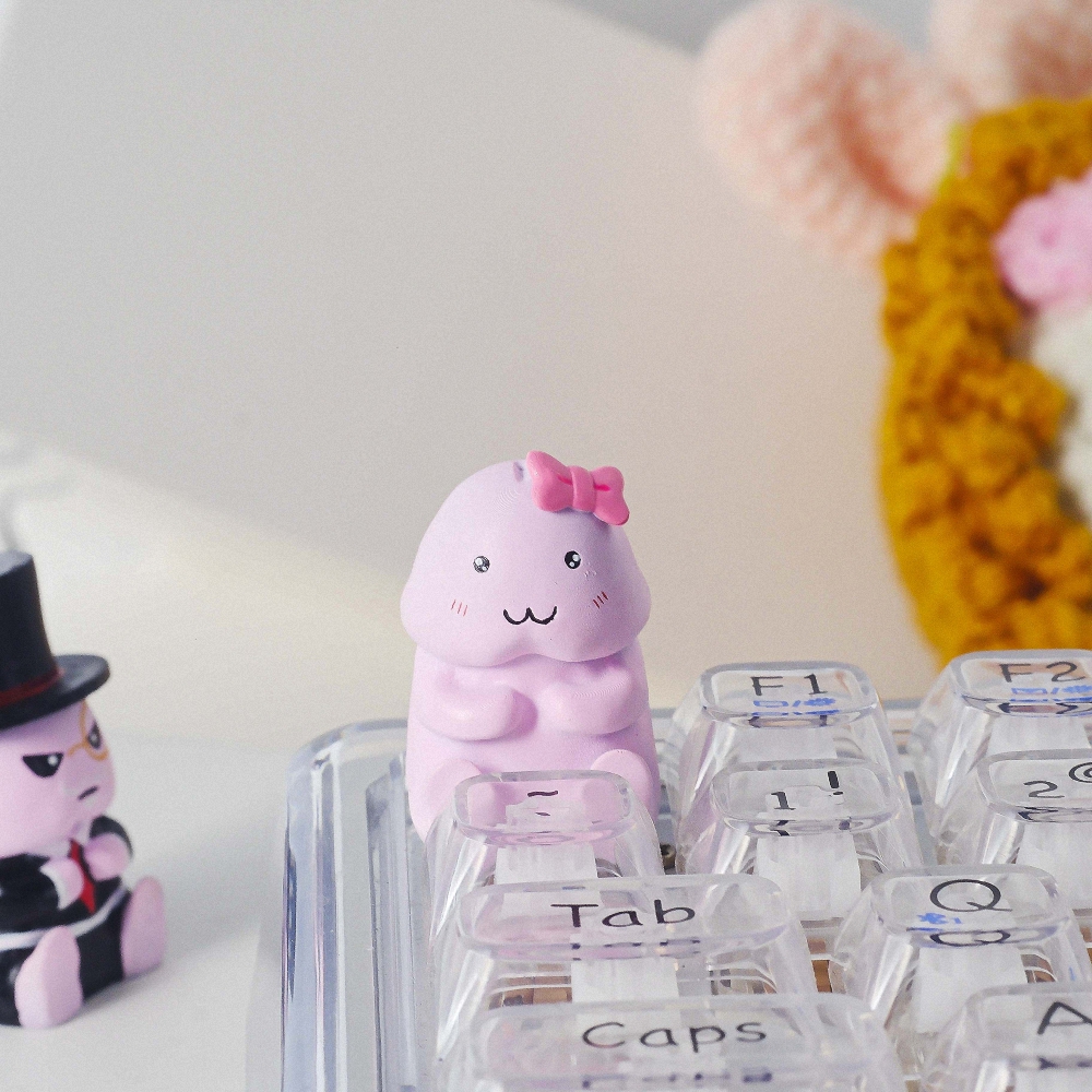 Kute Artisan Keycap Breakwooden 6