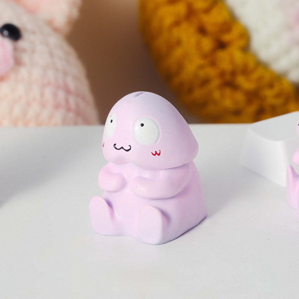 Kute Artisan Keycap Breakwooden 8