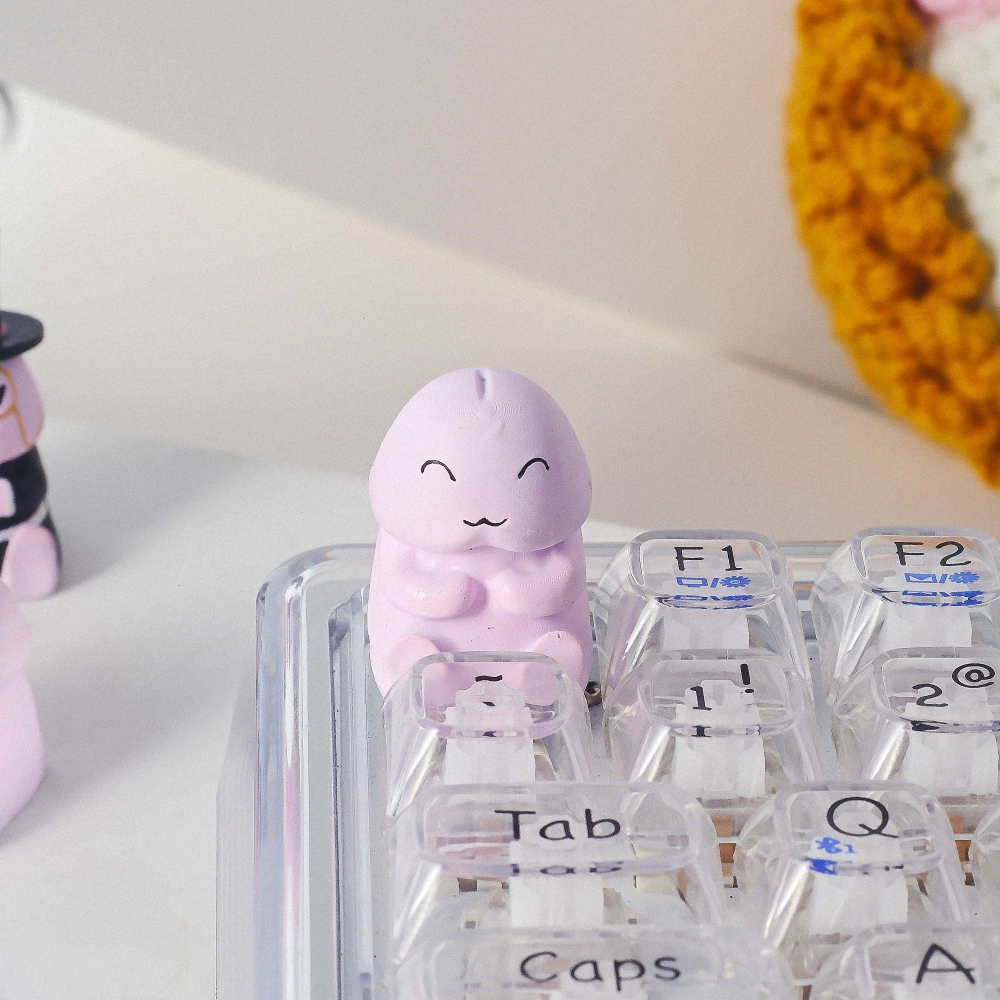 Kute Artisan Keycap Breakwooden 8