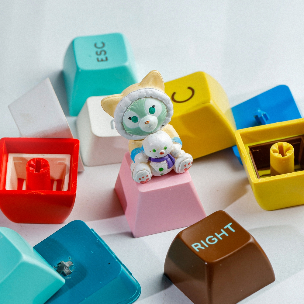 Kute Cat Artisan Keycap Breakwooden 4