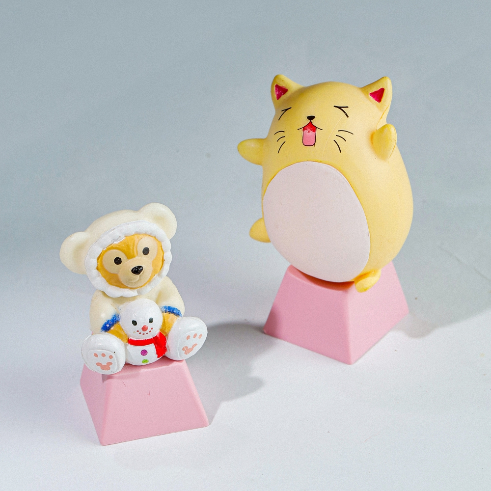 Kute Cat Artisan Keycap Breakwooden 5