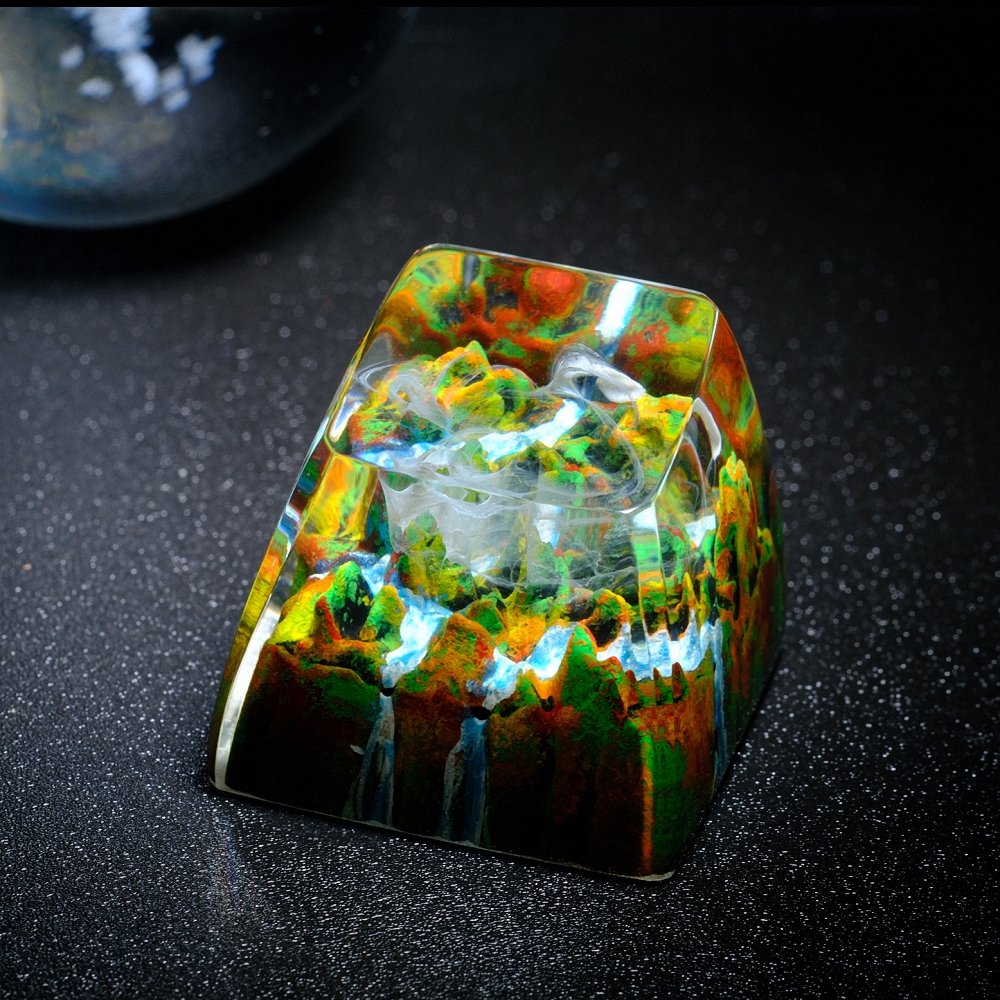 Late Fall Artisan Keycap Breakwooden