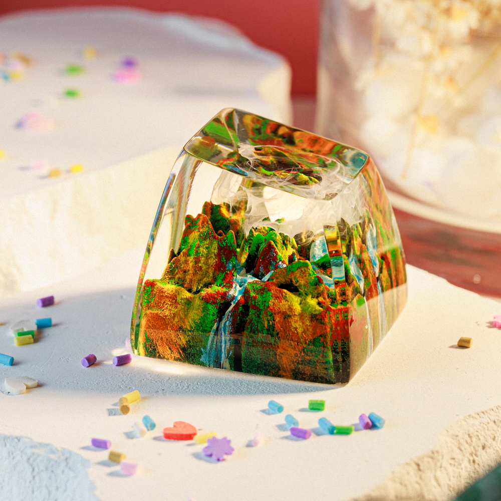 Late Fall Artisan Keycap Breakwooden 2