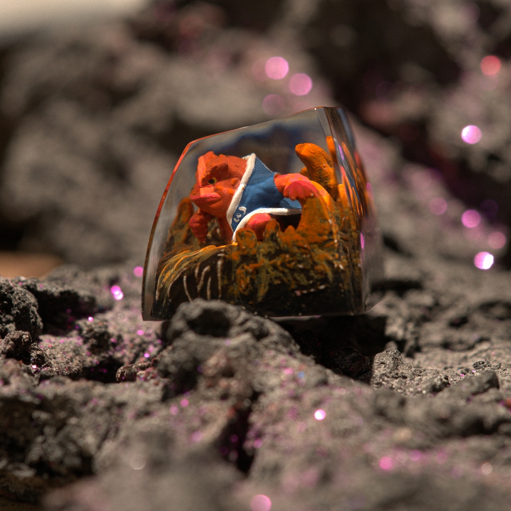 Naruto - Gammabunta Artisan Keycap Breakwooden 3