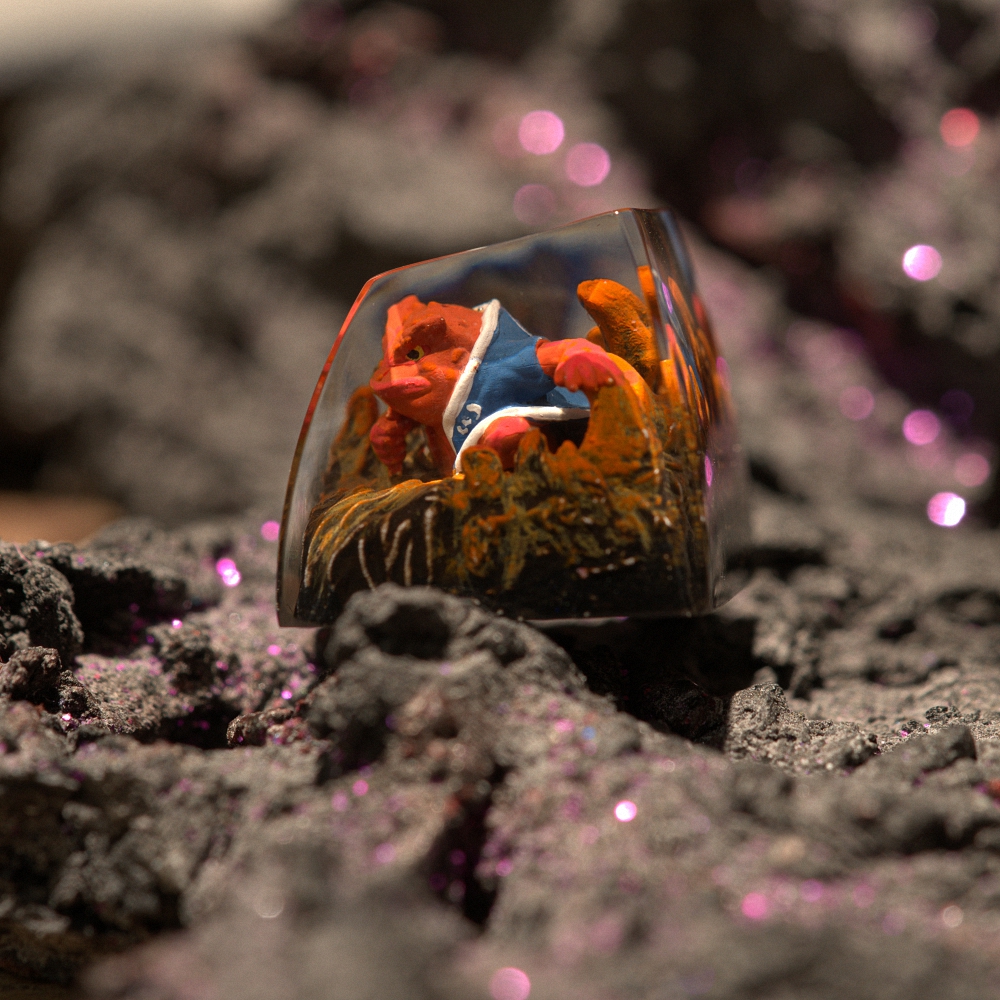Naruto - Gammabunta Artisan Keycap Breakwooden 3