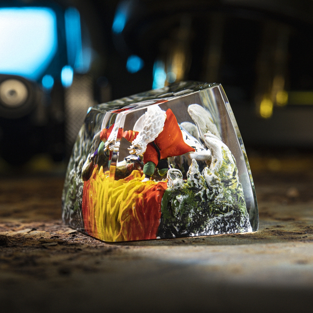 Naruto - Jiraiya Artisan Keycap Breakwooden 2