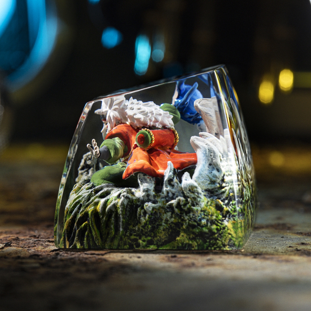 Naruto - Jiraiya Artisan Keycap Breakwooden 8