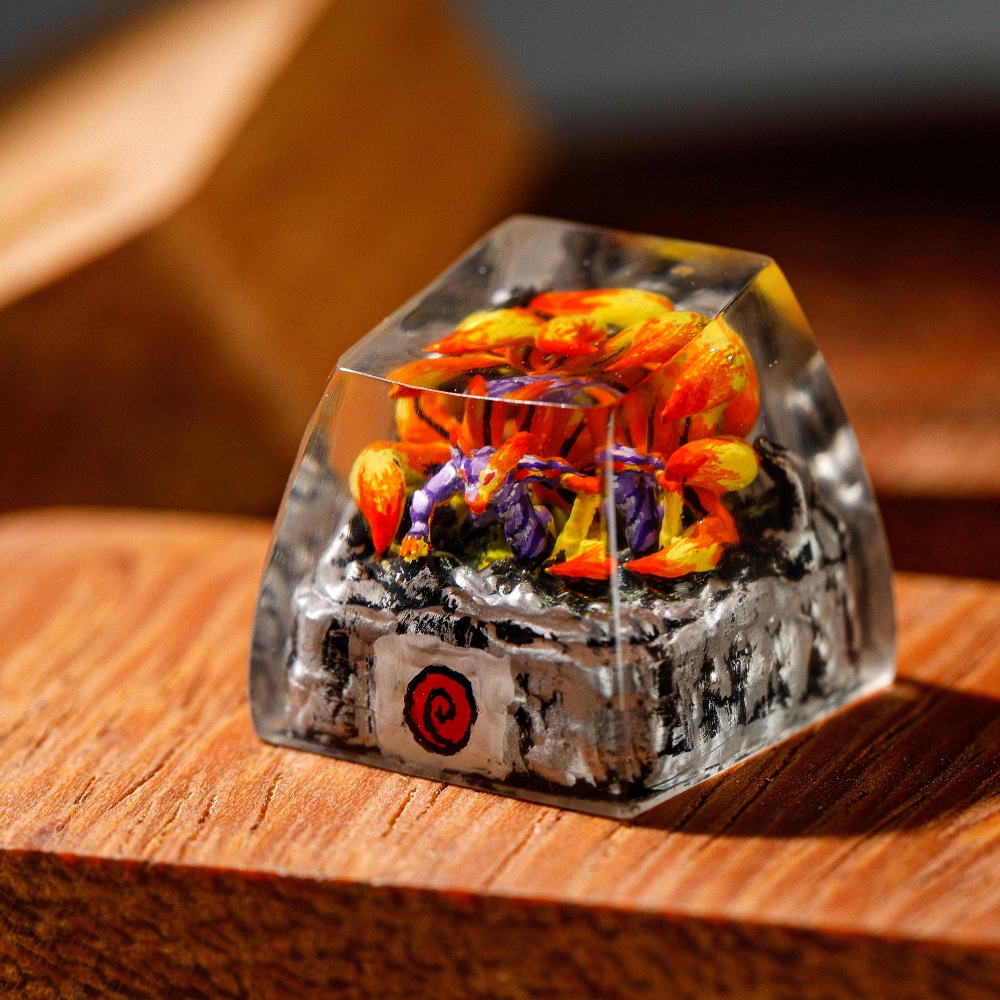 Naruto - Kurama Artisan Keycap Breakwooden