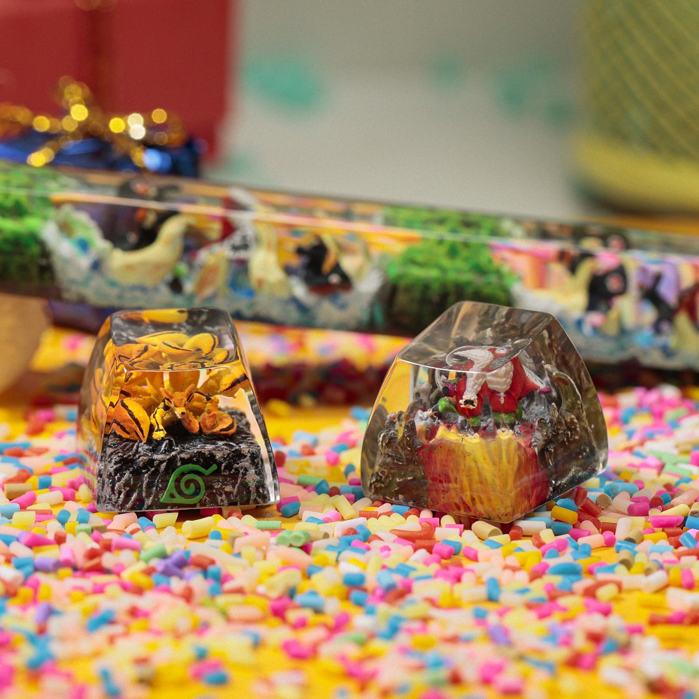 Naruto - Kurama Artisan Keycap Breakwooden 8