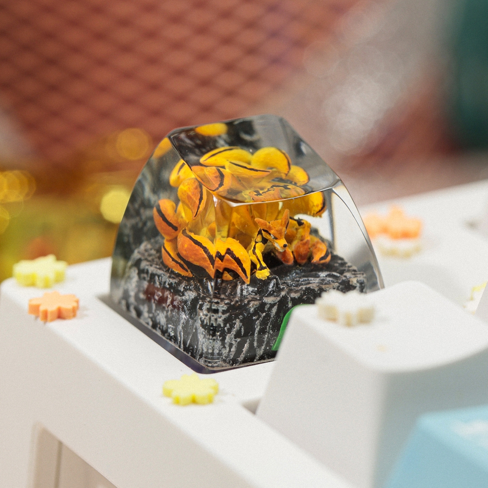 Naruto - Kurama Artisan Keycap Breakwooden 9