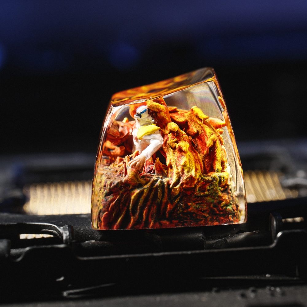 One Piece - Akainu Artisan Keycap Breakwooden