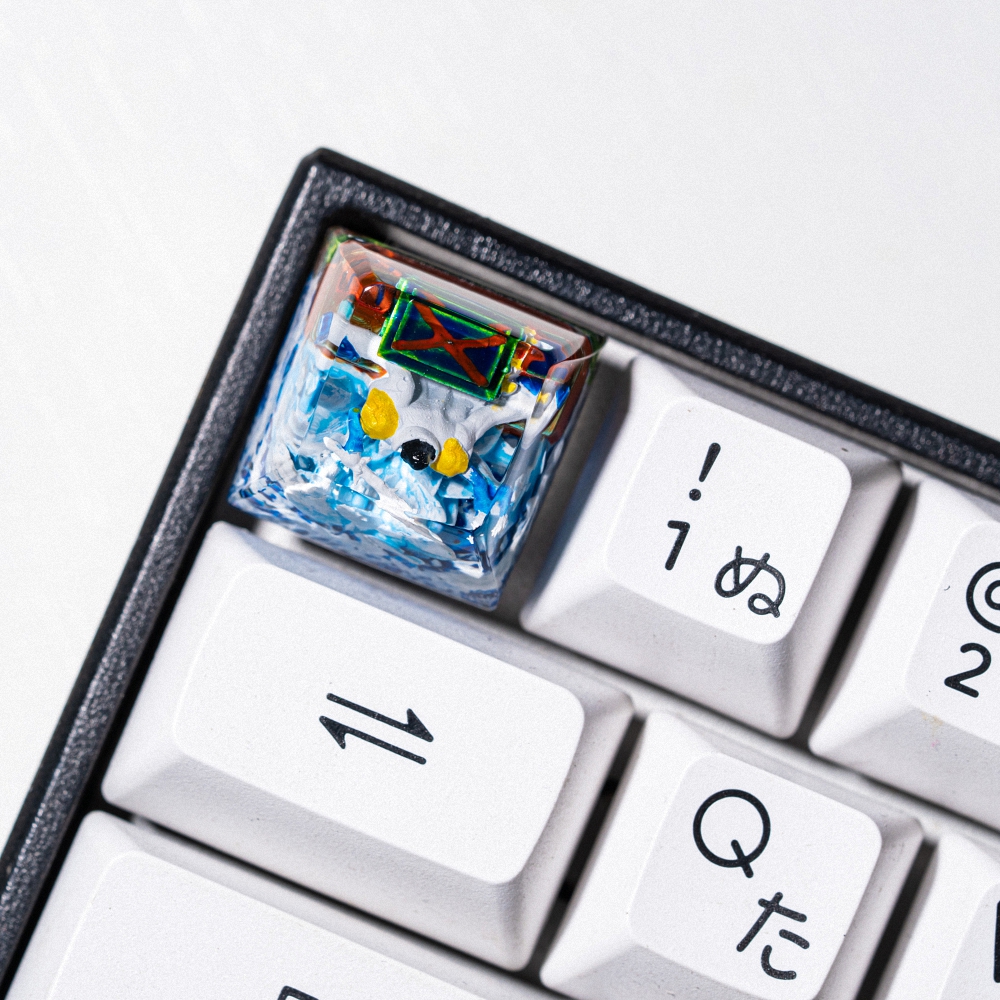 One Piece - Aokiji Kuzan Artisan Keycap Breakwooden 2