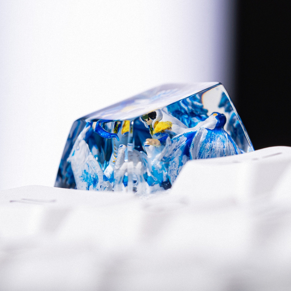 One Piece - Aokiji Kuzan Artisan Keycap Breakwooden 2