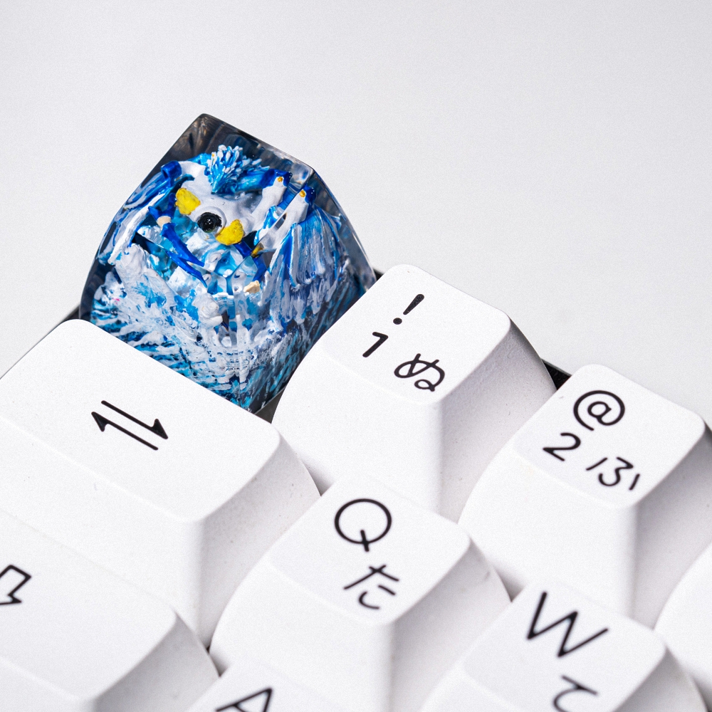 One Piece - Aokiji Kuzan Artisan Keycap Breakwooden 2