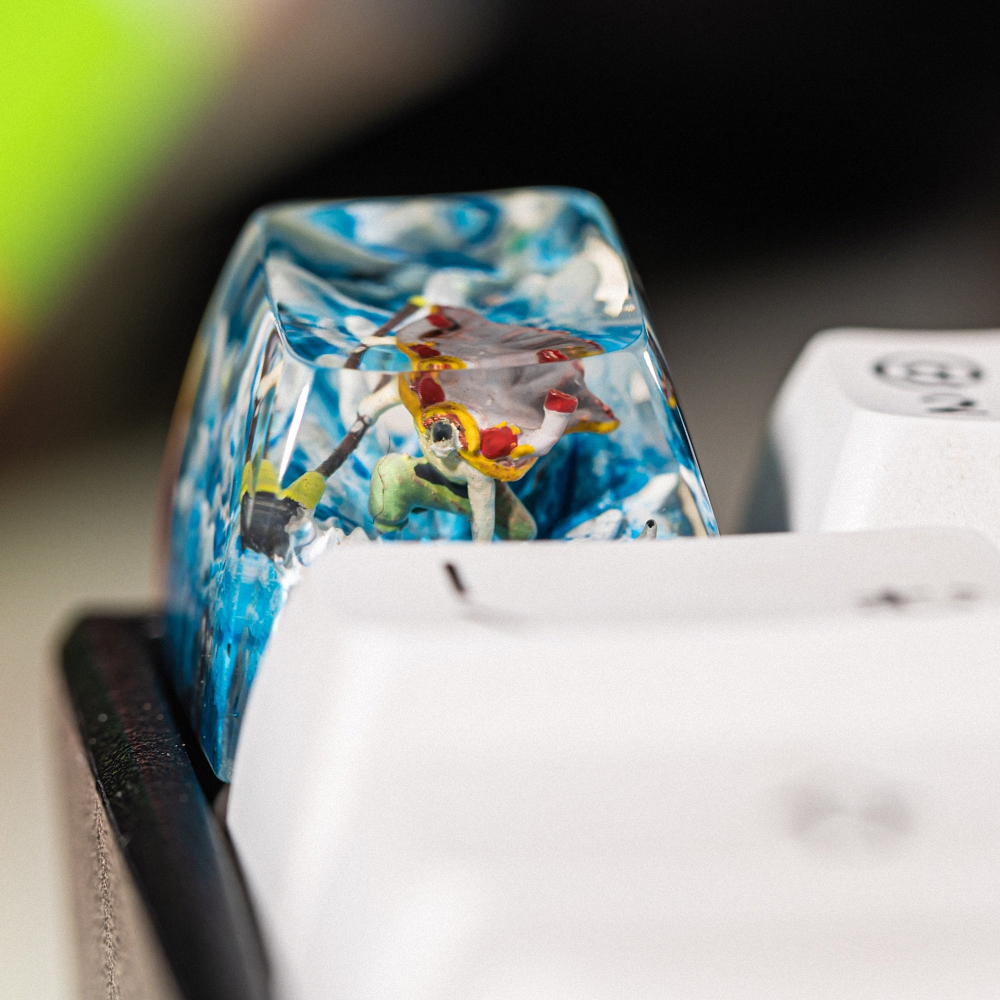 One Piece - Aokiji Kuzan Artisan Keycap Breakwooden 2