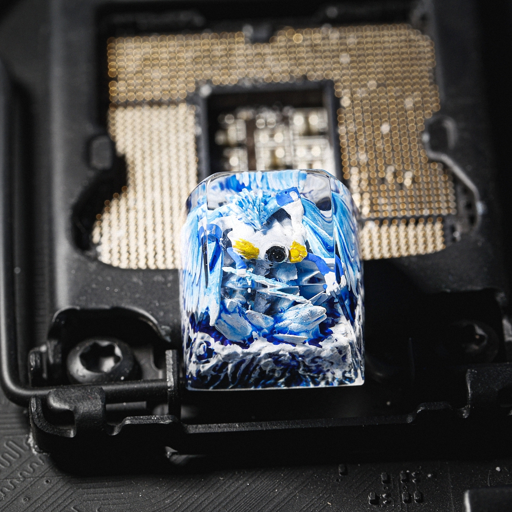 One Piece - Aokiji Kuzan Artisan Keycap Breakwooden 3