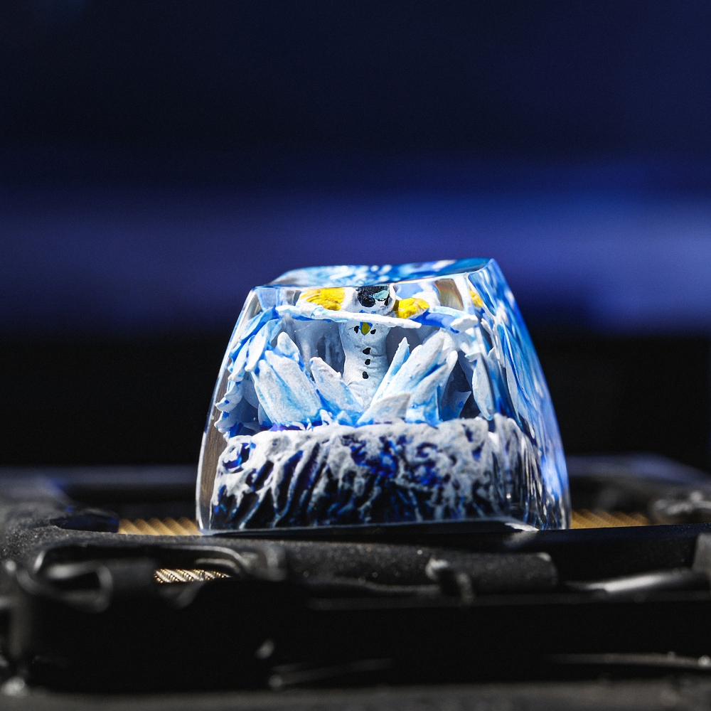 One Piece - Aokiji Kuzan Artisan Keycap Breakwooden 3