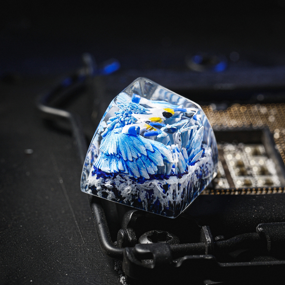 One Piece - Aokiji Kuzan Artisan Keycap Breakwooden 3