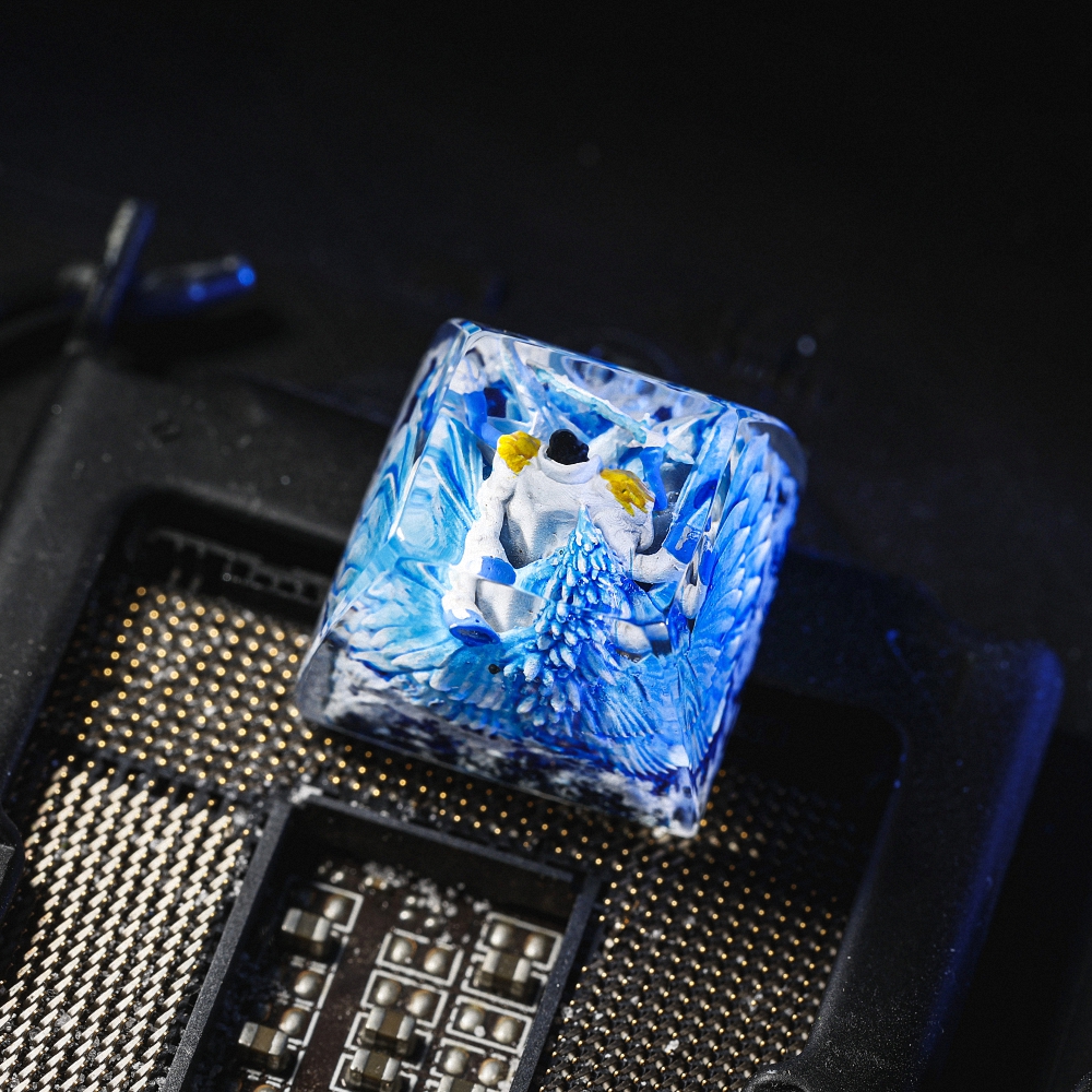 One Piece - Aokiji Kuzan Artisan Keycap Breakwooden 3