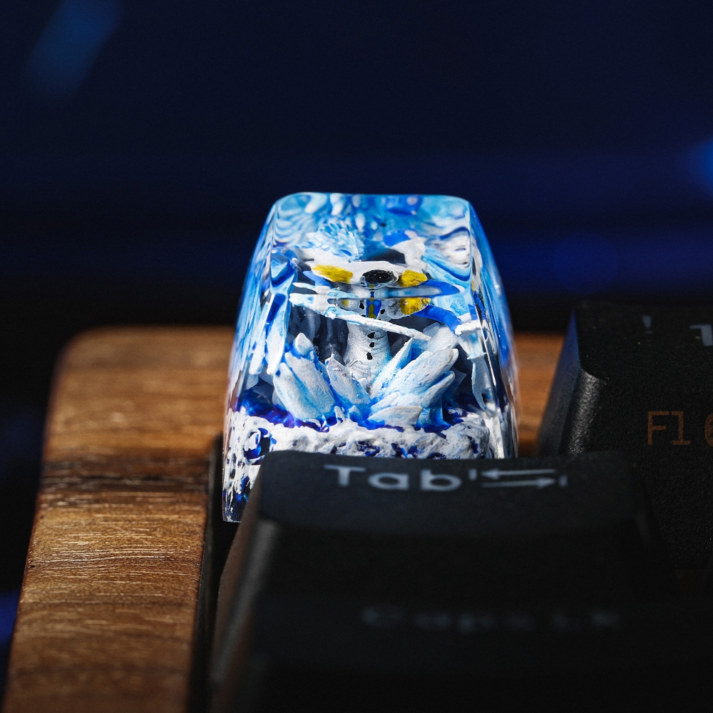 One Piece - Aokiji Kuzan Artisan Keycap Breakwooden 3