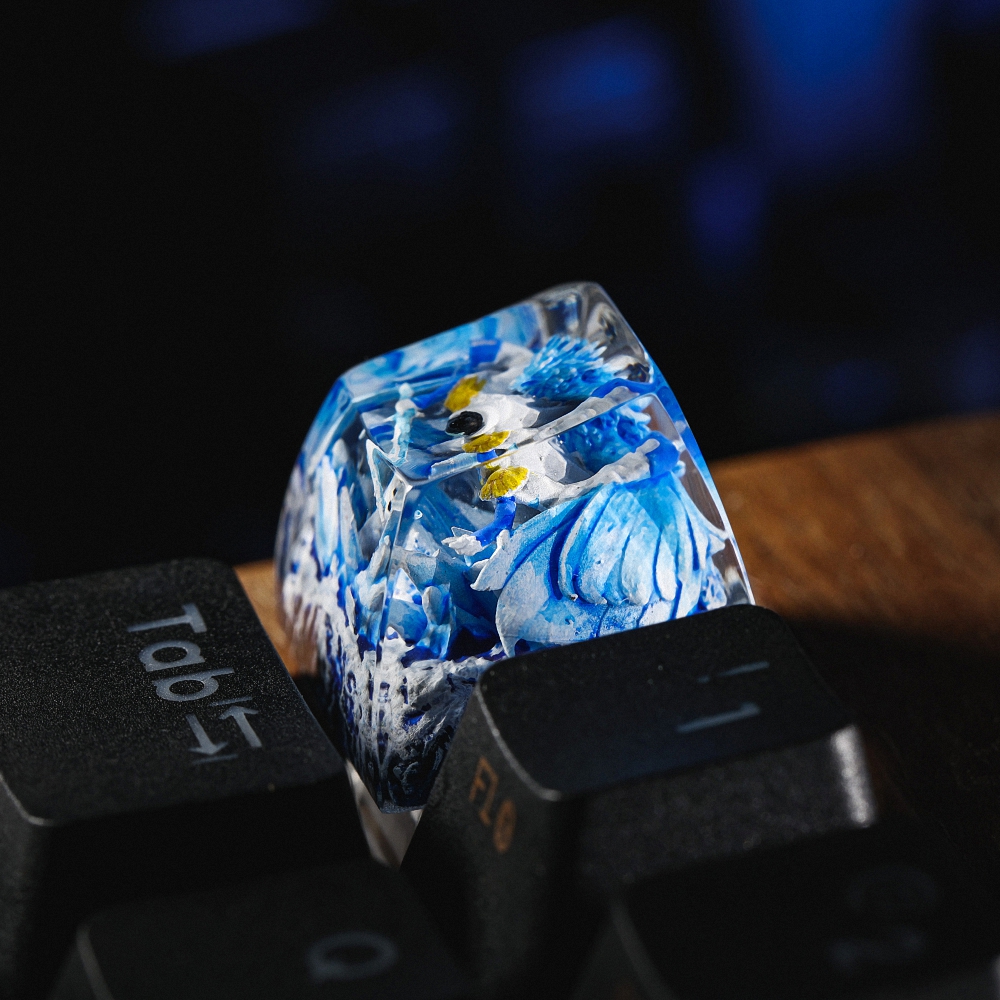 One Piece - Aokiji Kuzan Artisan Keycap Breakwooden 3