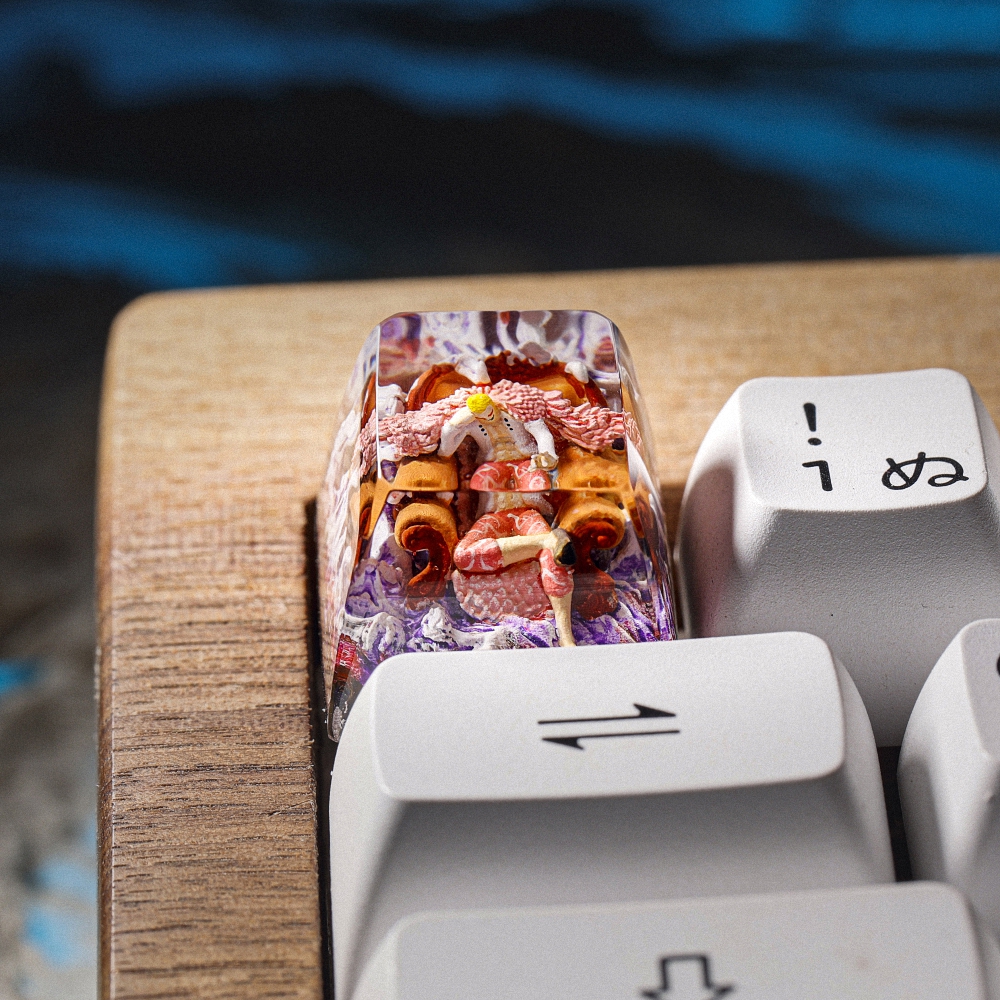 One Piece - Doflamingo Artisan Keycap Breakwooden 2
