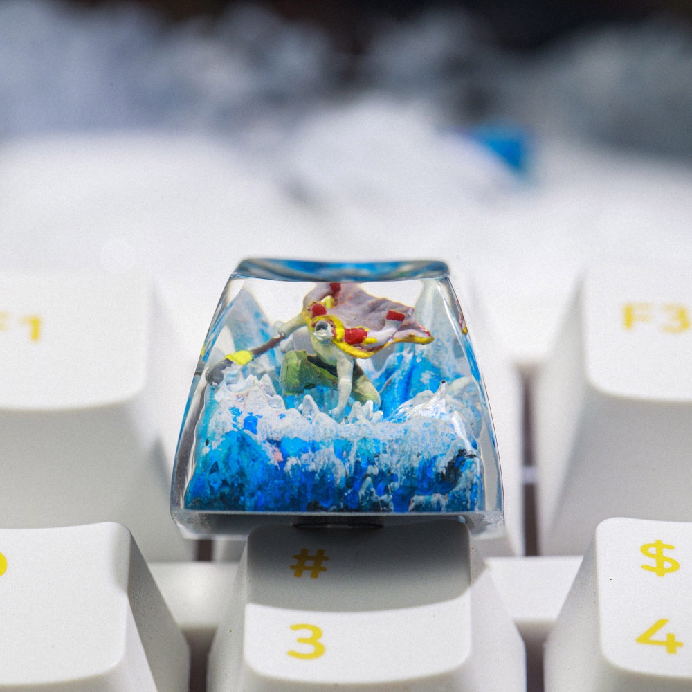 One Piece - Edward Newgate Artisan Keycap Breakwooden