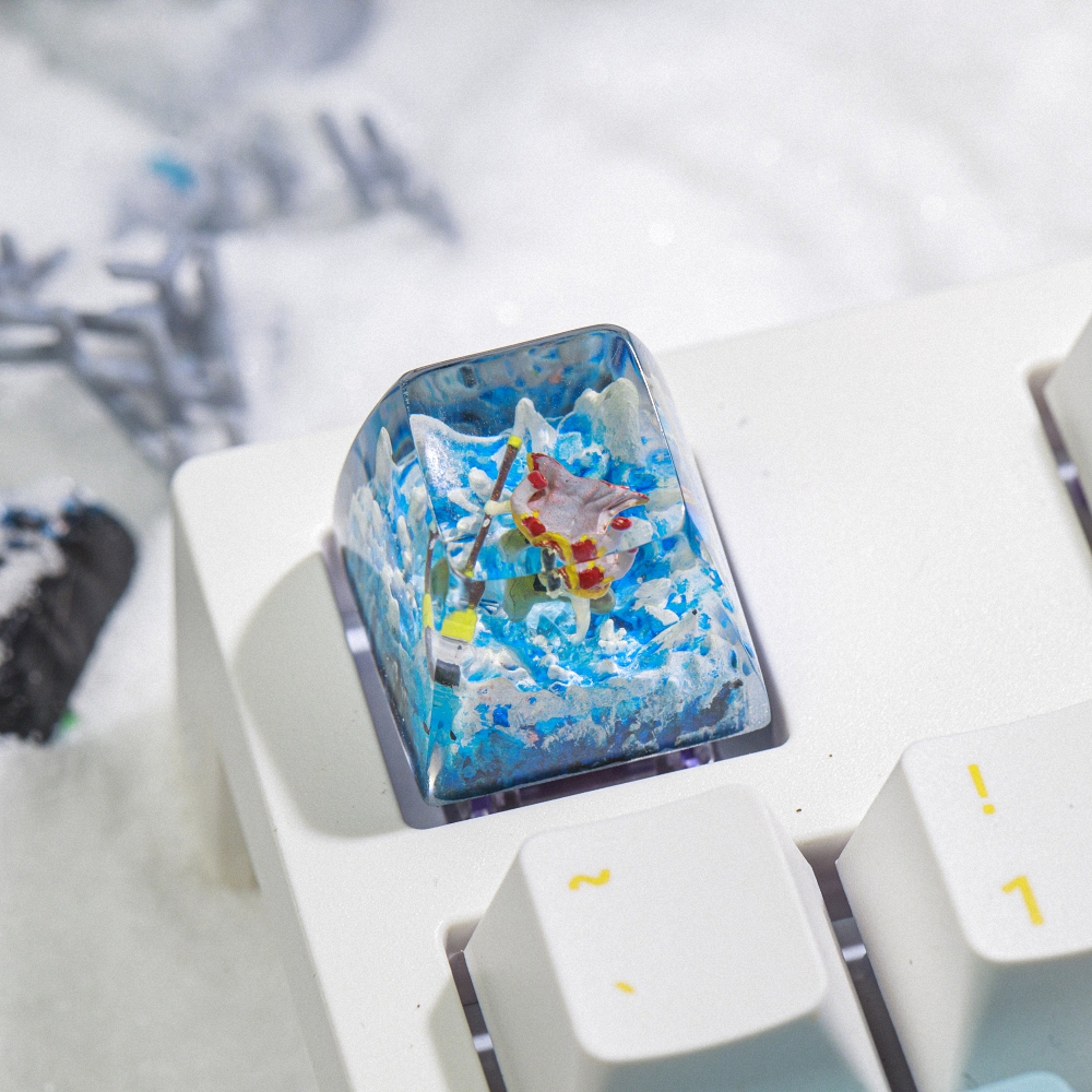 One Piece - Edward Newgate Artisan Keycap Breakwooden