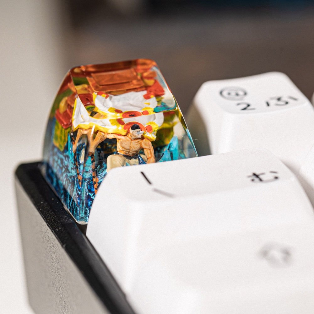 One Piece - Edward Newgate Artisan Keycap Breakwooden 2