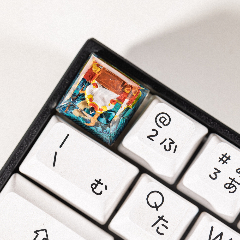 One Piece - Edward Newgate Artisan Keycap Breakwooden 2