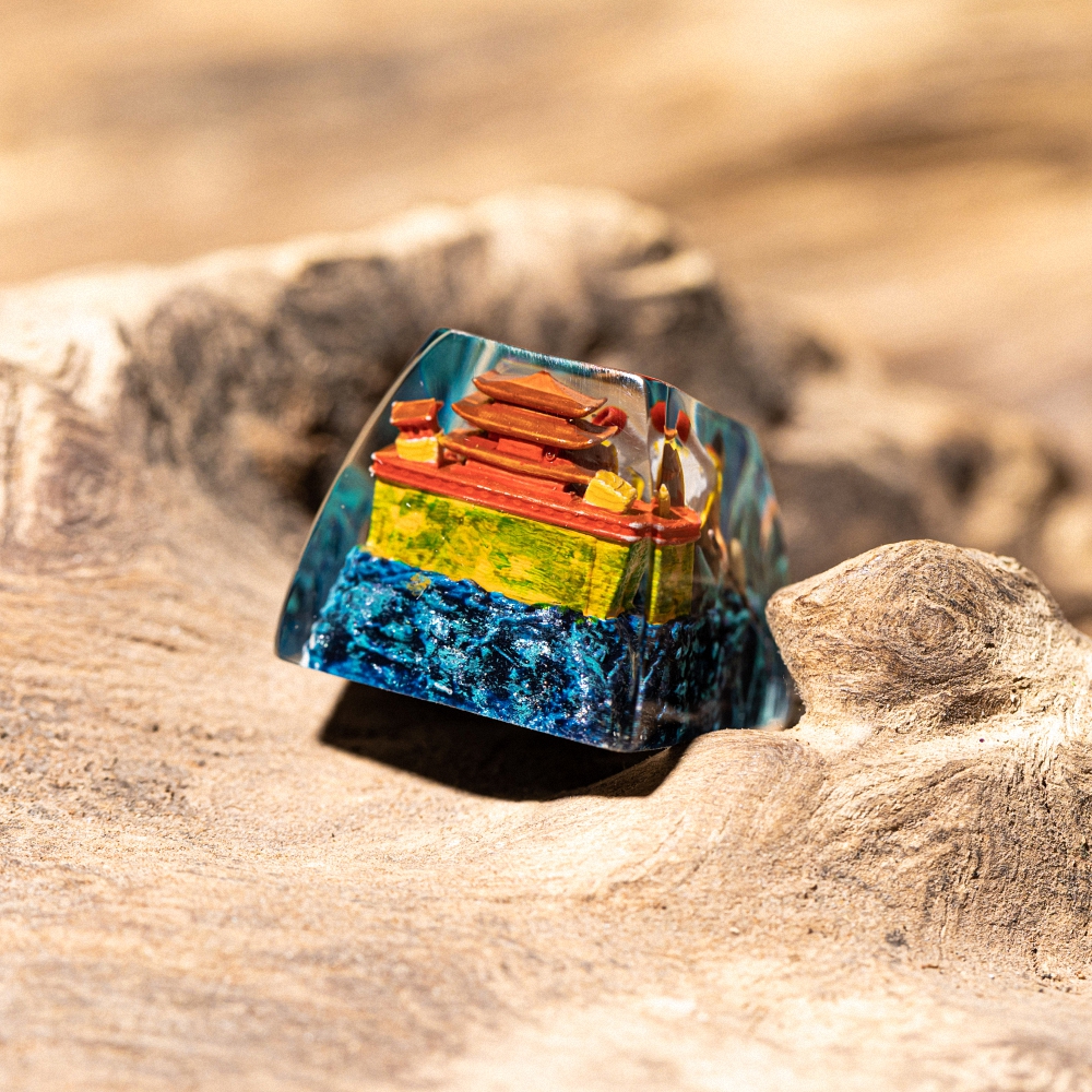 One Piece - Edward Newgate Artisan Keycap Breakwooden 2