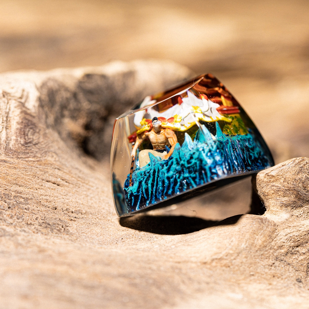 One Piece - Edward Newgate Artisan Keycap Breakwooden 2